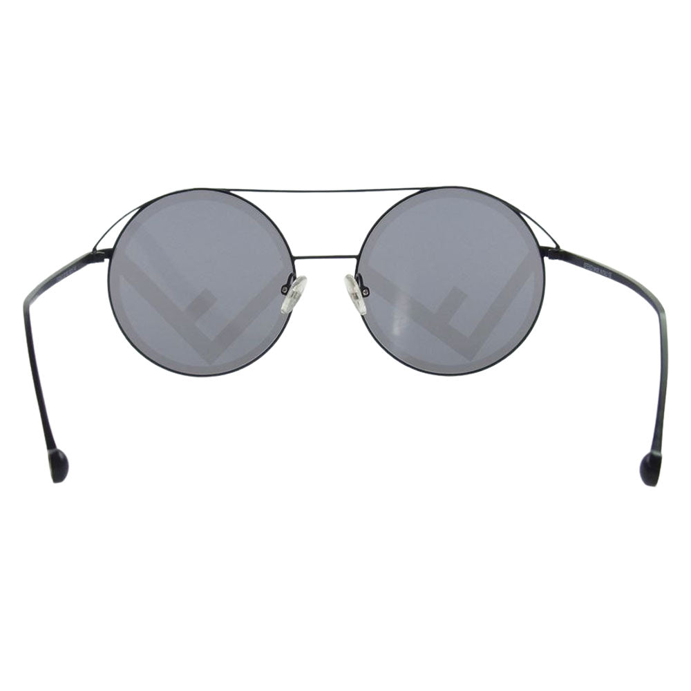 FENDI フェンディ FF0285/S ラナウェイ サークルロゴ サングラス ブラック系【中古】