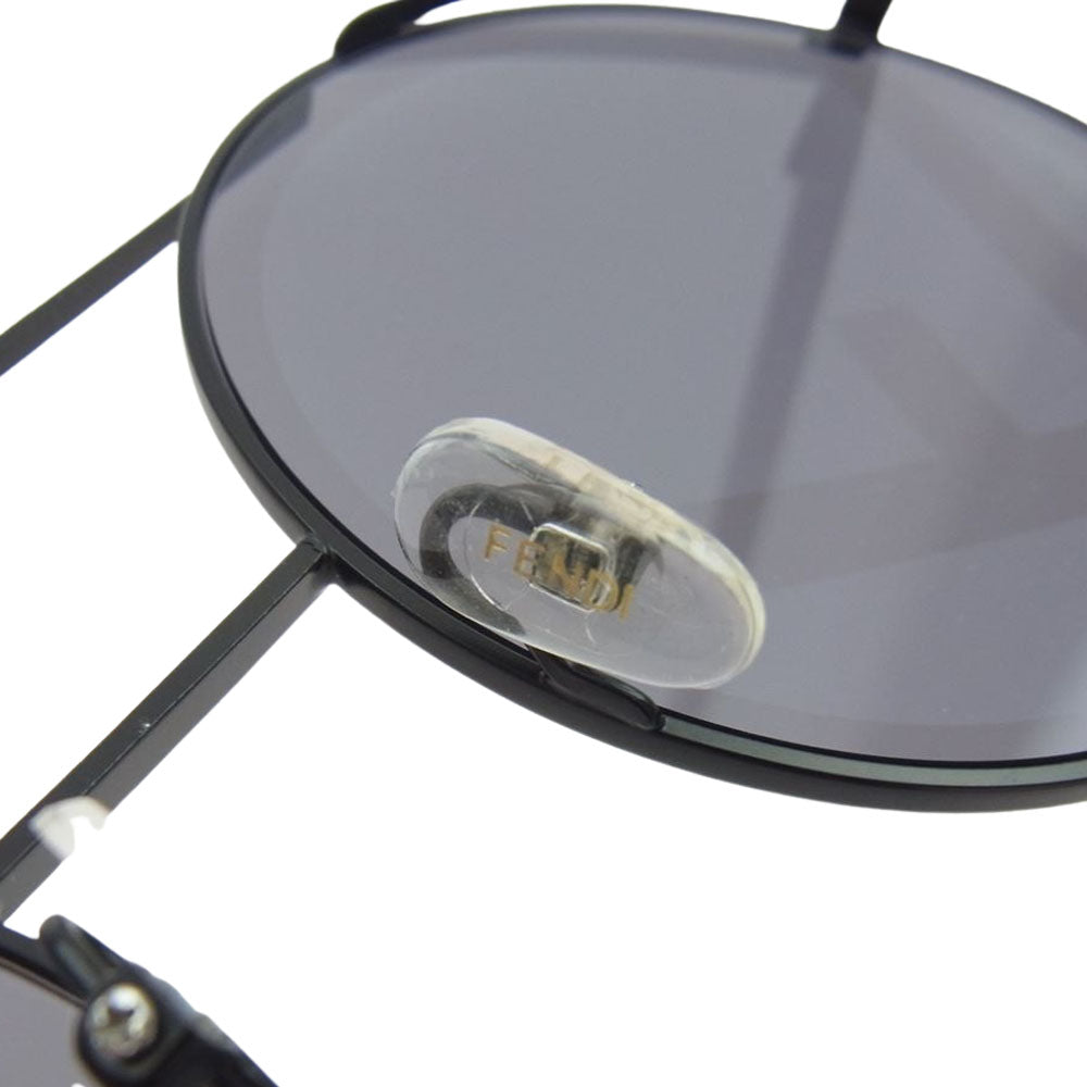 FENDI フェンディ FF0285/S ラナウェイ サークルロゴ サングラス ブラック系【中古】
