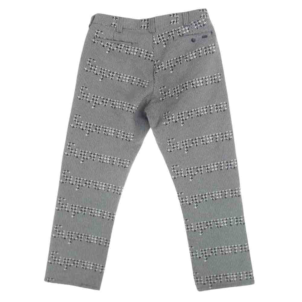 Supreme シュプリーム 20AW Work Pant Black Houndstooth ワーク パンツ ブラック ブラック系 ホワイト系 34【中古】