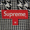 Supreme シュプリーム 20AW Houndstooth Logos Snap Front Jacket ロゴ スナップ フロント ジャケット 千鳥格子 ブラック系 ホワイト系 M【中古】
