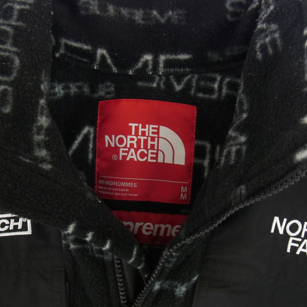 Supreme シュプリーム 21AW × THE NORTH FACE ノースフェイス STEEP TECH FLEECE JACKET テック フリース ジャケット ブラック系 M【中古】