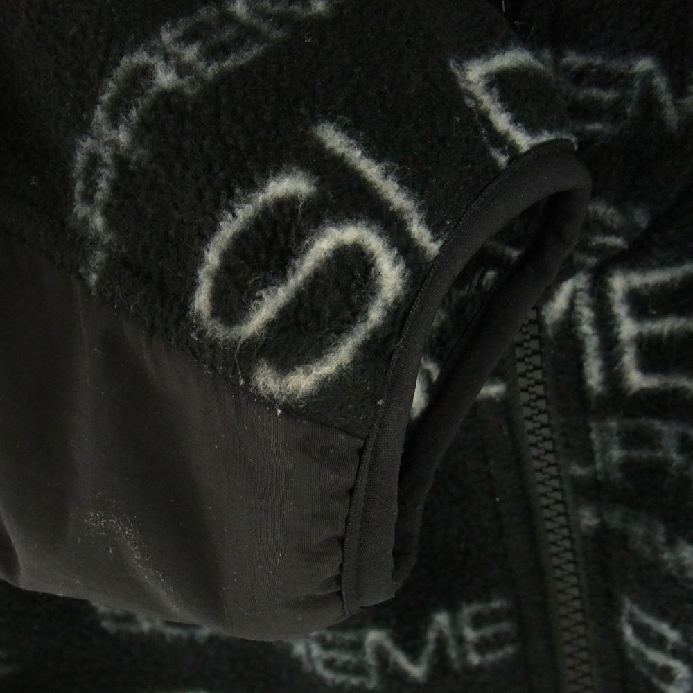 Supreme シュプリーム 21AW × THE NORTH FACE ノースフェイス STEEP TECH FLEECE JACKET テック フリース ジャケット ブラック系 M【中古】