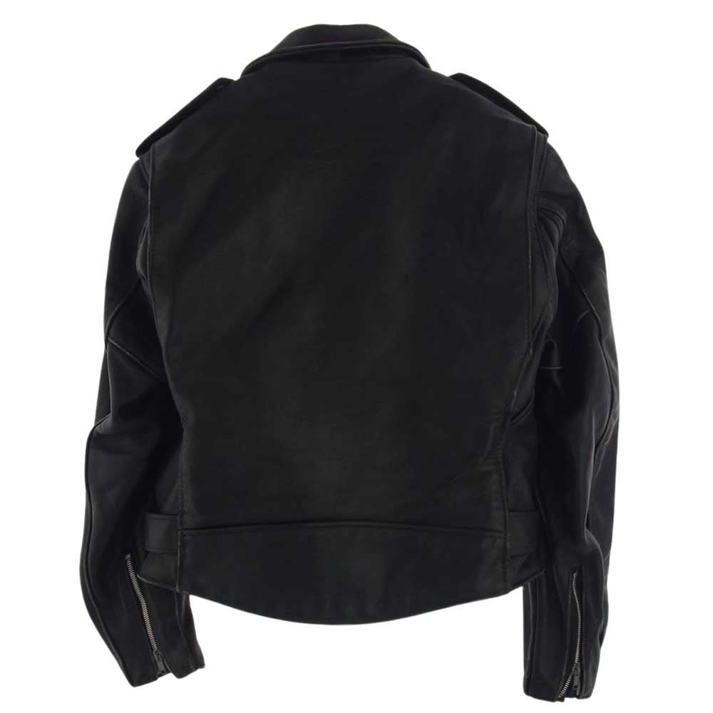 schott ショット 618NS 70s 牛タグ後期 ワンスター ダブル ライダースジャケット ブラック系 40【中古】