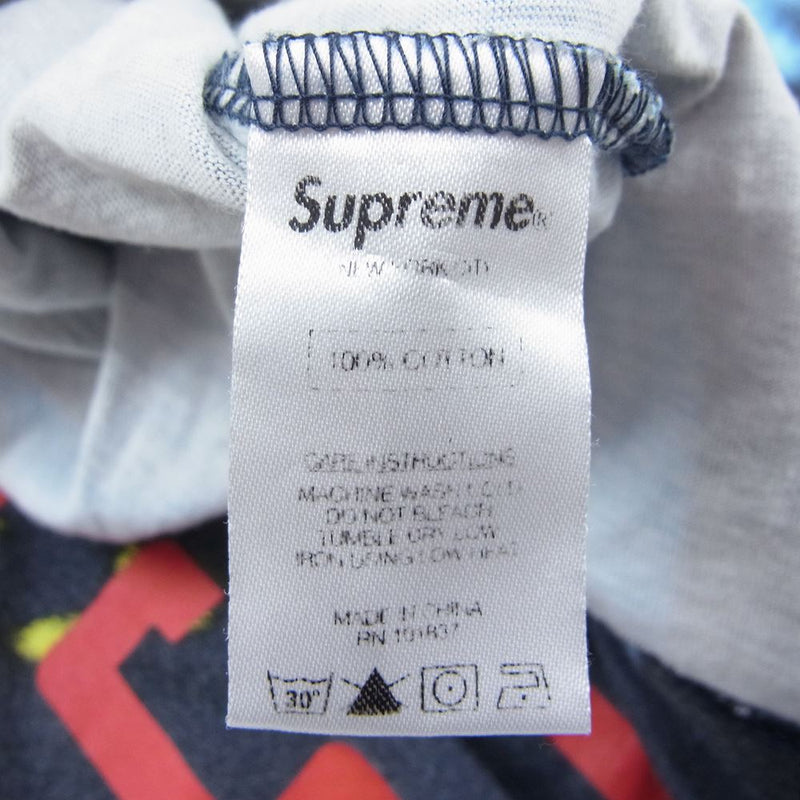 Supreme シュプリーム 14SS Mosh Tee HOW TO GET ARRESTED マルチカラー系 S【中古】