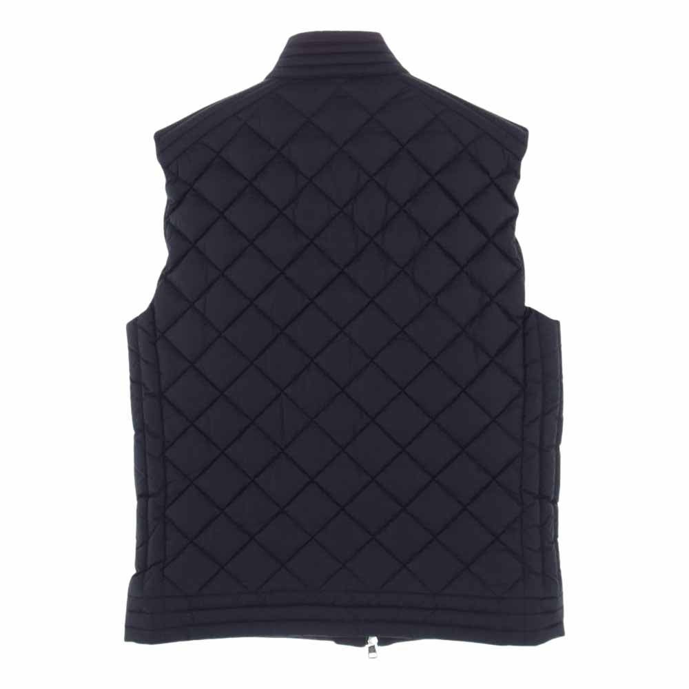 MONCLER モンクレール H20911A00159 68352 BROME Gilet キルティング ダウン ベスト  ブラック系 １【美品】【中古】