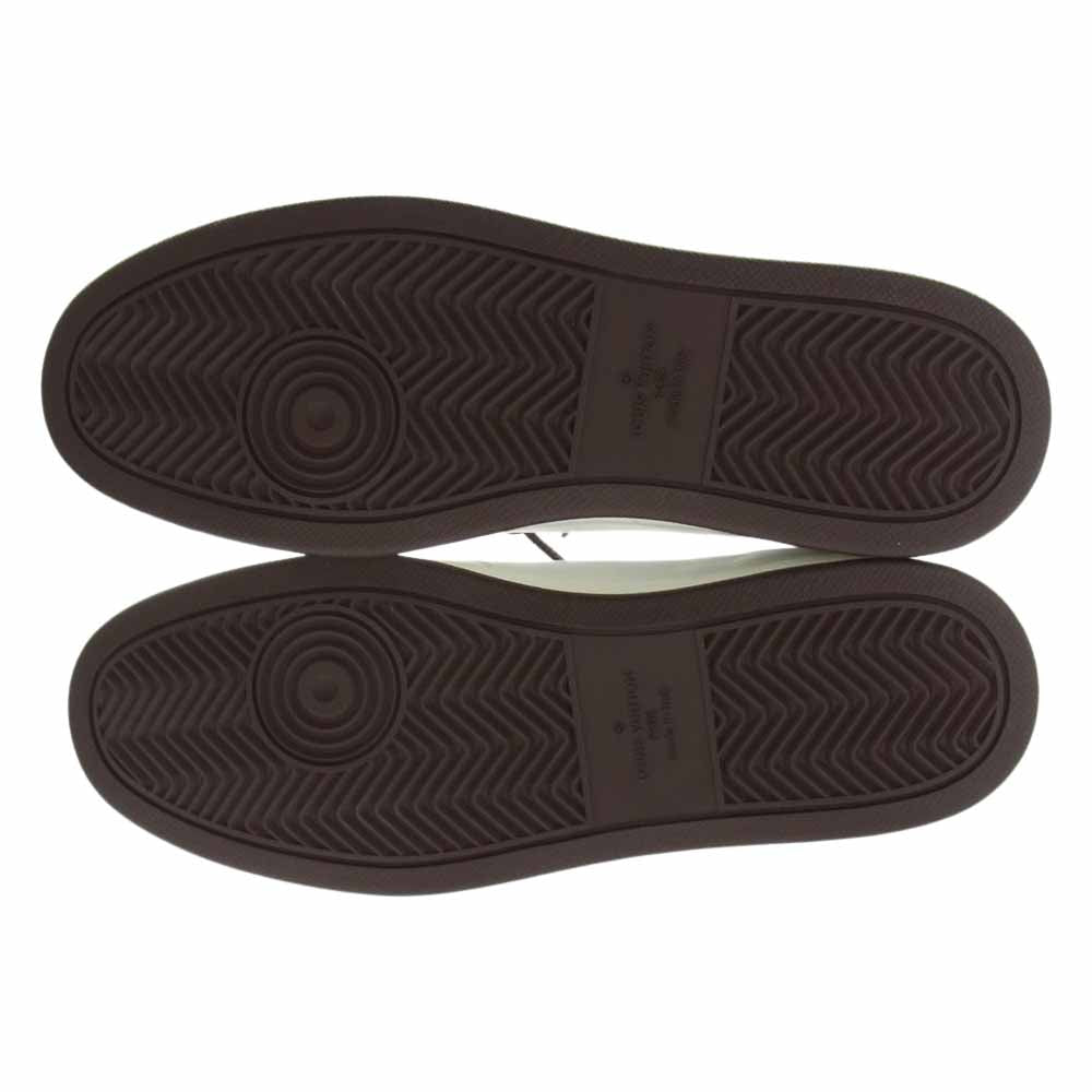 LOUIS VUITTON ルイ・ヴィトン MS0137 リヴォリライン レザー スニーカー モノグラム ホワイト ホワイト系 8.5【美品】【中古】