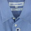 COMME des GARCONS コムデギャルソン D-TK9210 SHIRT 刺繍 チェック 長袖 シャツ  ブルー系 M【中古】