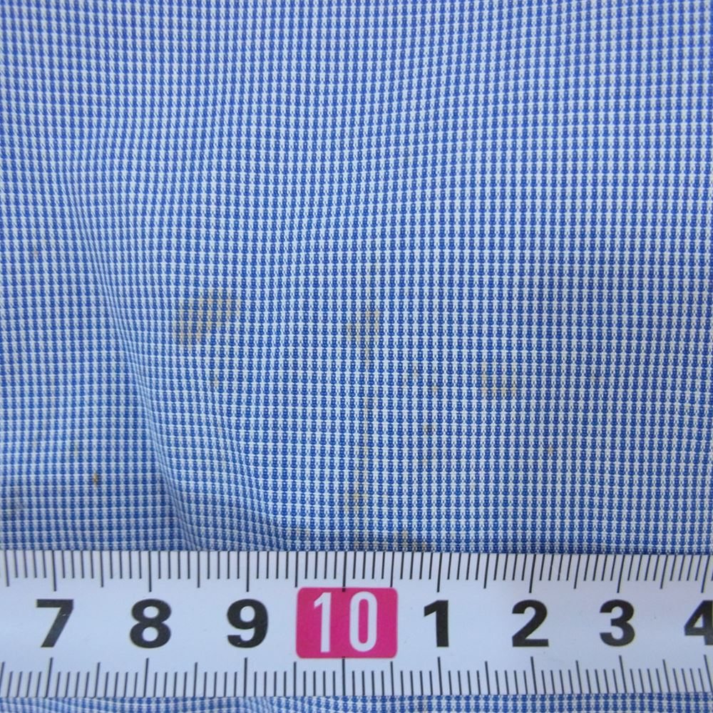 COMME des GARCONS コムデギャルソン D-TK9210 SHIRT 刺繍 チェック 長袖 シャツ  ブルー系 M【中古】