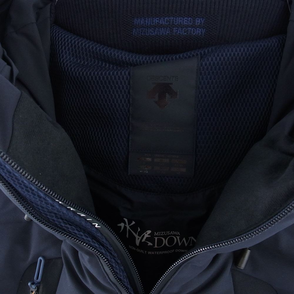 DESCENTE デサント DIA3670U MIZUSAWA DOWN JACKET MOUNTAINEER 水沢ダウン マウンテニア ダウン ジャケット ネイビー系 S【新古品】【未使用】【中古】