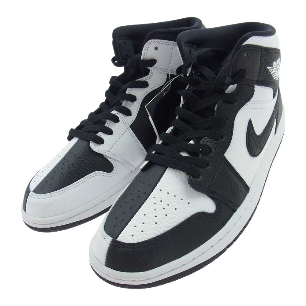 NIKE AIR JORDAN ナイキ ジョーダン DR0501-101 AIR JORDAN 1 MID SE WMNS エアジョーダン ミッド ウィメンズ ブラック ホワイト ブラック系 ホワイト系 29cm【新古品】【未使用】【中古】
