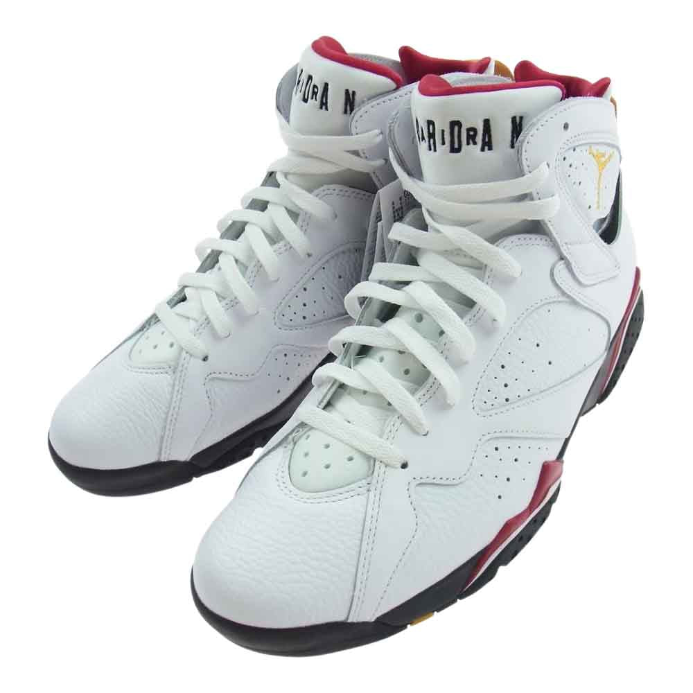 NIKE AIR JORDAN ナイキ ジョーダン CU9307-106 AIR JORDAN 7 RETRO CARDINAL エアジョーダン レトロ カーディナル スニーカー ホワイト ホワイト系 ブラック系 レッド系 29cm【新古品】【未使用】【中古】