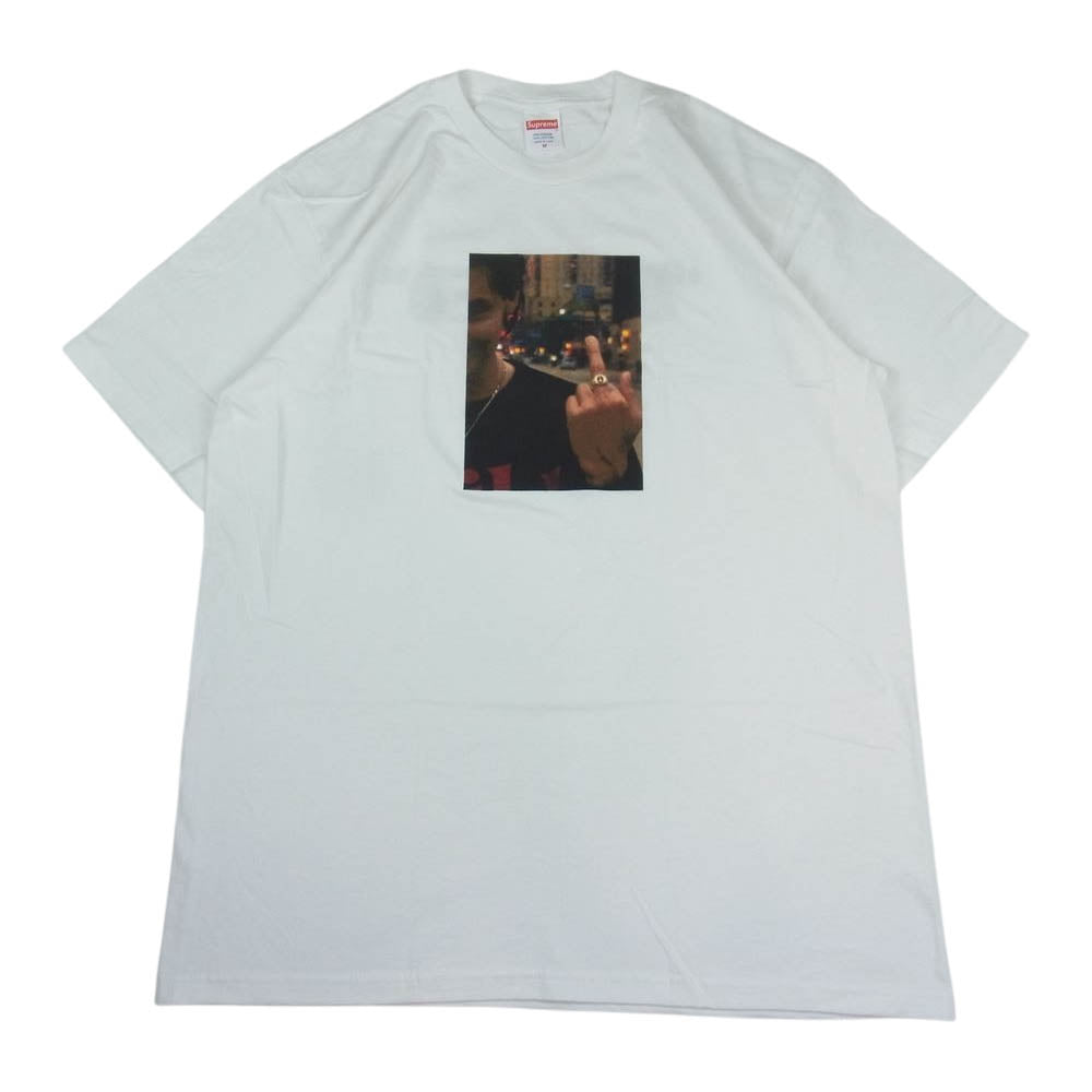 Supreme シュプリーム 18AW BLESSED DVD & TEE ブレスド Tシャツ フォトプリント ホワイト ホワイト系 M【新古品】【未使用】【中古】
