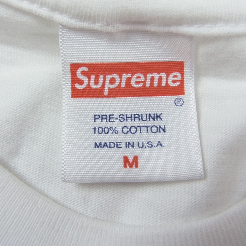 Supreme シュプリーム 18AW BLESSED DVD & TEE ブレスド Tシャツ フォトプリント ホワイト ホワイト系 M【新古品】【未使用】【中古】