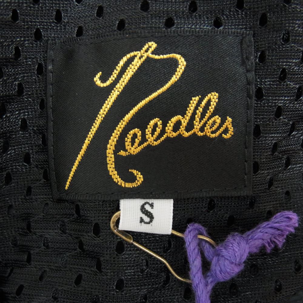 Needles ニードルス 20SS GL379 LOFTMAN ロフトマン 別注 Narrow Track ナロー トラック パンツ パピヨン刺繍 ブラック系 S【美品】【中古】