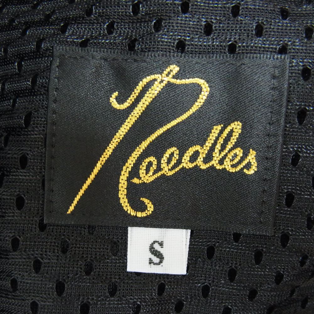 Needles ニードルス 22AW LQ459 ナノユニバース 別注 Track Pant トラック パンツ デニム パピヨン刺繍 インディゴブルー系 S【美品】【中古】