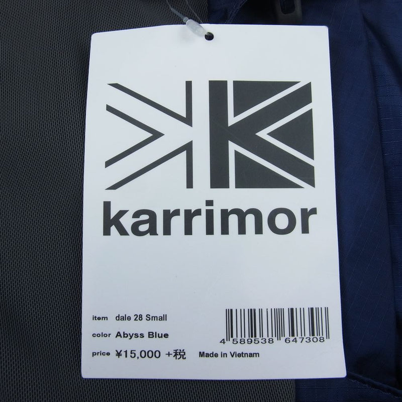 Karrimor カリマー 20SS 20SS-SG-01 dale 28 small ナイロン バックパック リュック ネイビー系【美品】【中古】