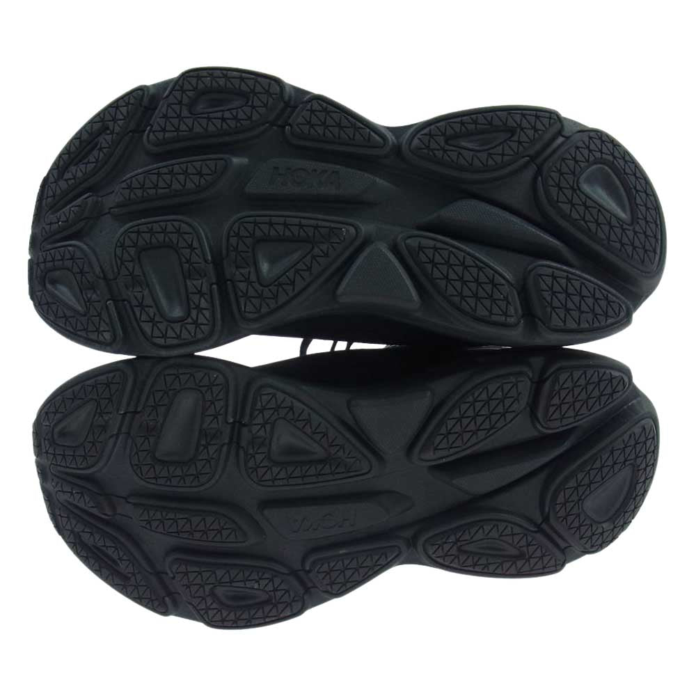 HOKA ONE ONE ホカ オネオネ 1127952-BBLC BONDI 8 WIDE ボンダイ 8 ワイド ランニング シューズ スニーカー ブラック系 23.5cm【極上美品】【中古】