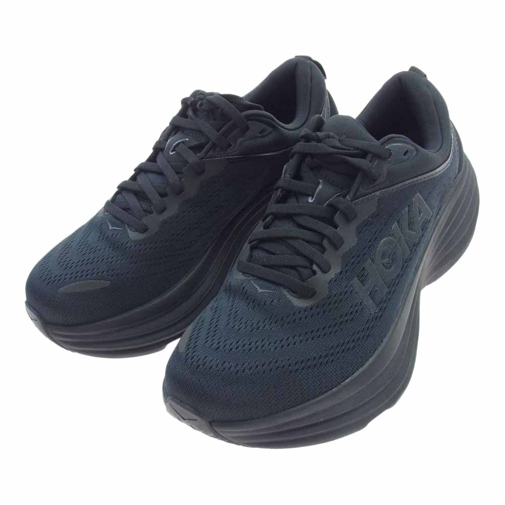 HOKA ONE ONE ホカ オネオネ 1127953-BBLC BONDI 8 WIDE ボンダイ 8 ワイド ランニング シューズ スニーカー ブラック系 25.5cm【新古品】【未使用】【中古】