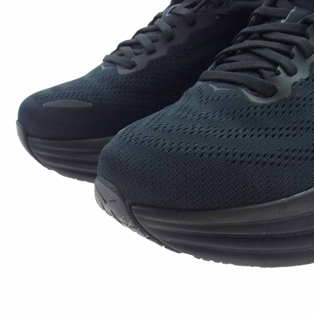 HOKA ONE ONE ホカ オネオネ 1127953-BBLC BONDI 8 WIDE ボンダイ 8 ワイド ランニング シューズ スニーカー ブラック系 25.5cm【新古品】【未使用】【中古】