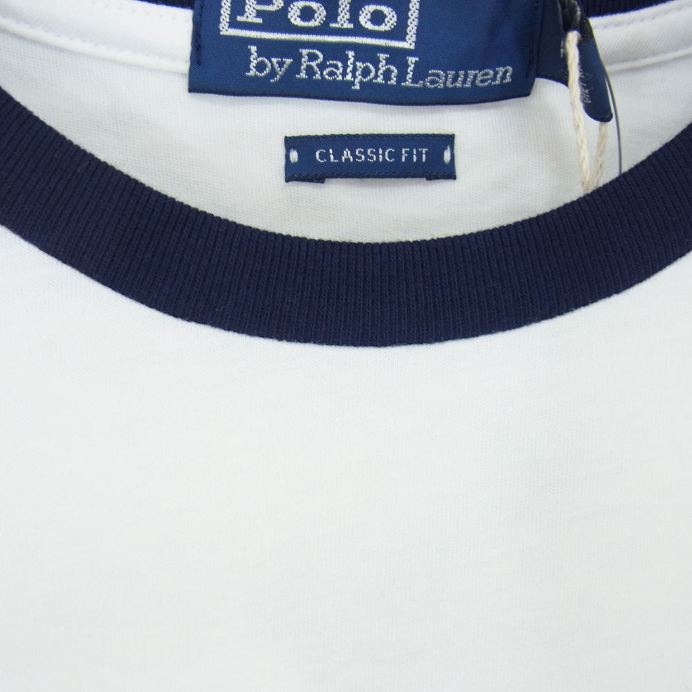 POLO RALPH LAUREN ポロ・ラルフローレン M HI TECH 半袖 Tシャツ ホワイト系 S【新古品】【未使用】【中古】