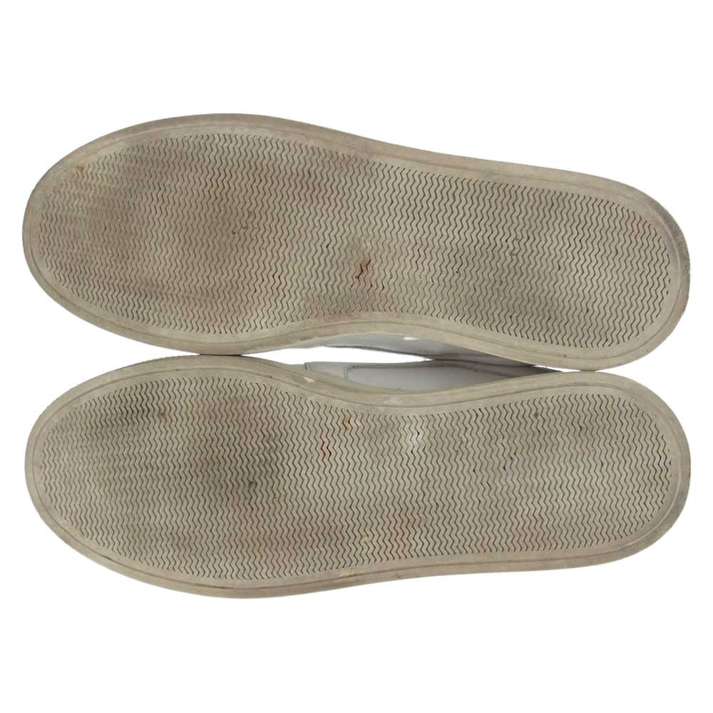 PIERRE HARDY ピエールアルディ ハイトップ サイド ジップ ハイカット スニーカー ホワイト系 41【中古】