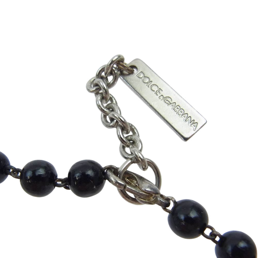 ドルチェ＆ガッバーナ ロザリオ ネックレス ブラック系【中古】