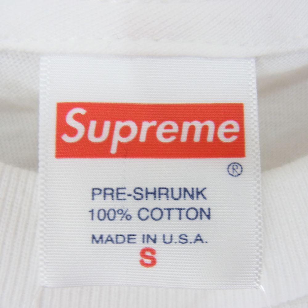 Supreme シュプリーム 18AW The Killer L／S Tee ザ キラー 長袖 Tシャツ ホワイト系 S【中古】