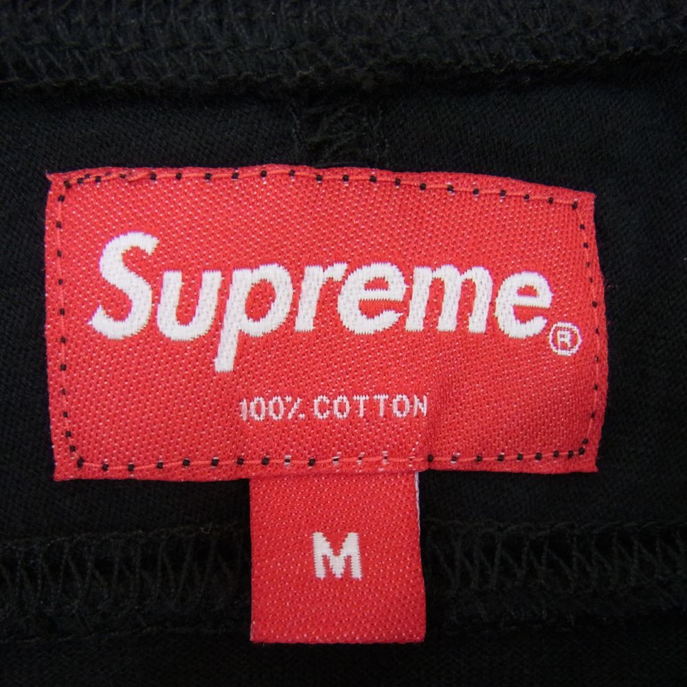 Supreme シュプリーム 18AW Paneled L/S Top パネルド 長袖 Tシャツ ブラック系 M【中古】