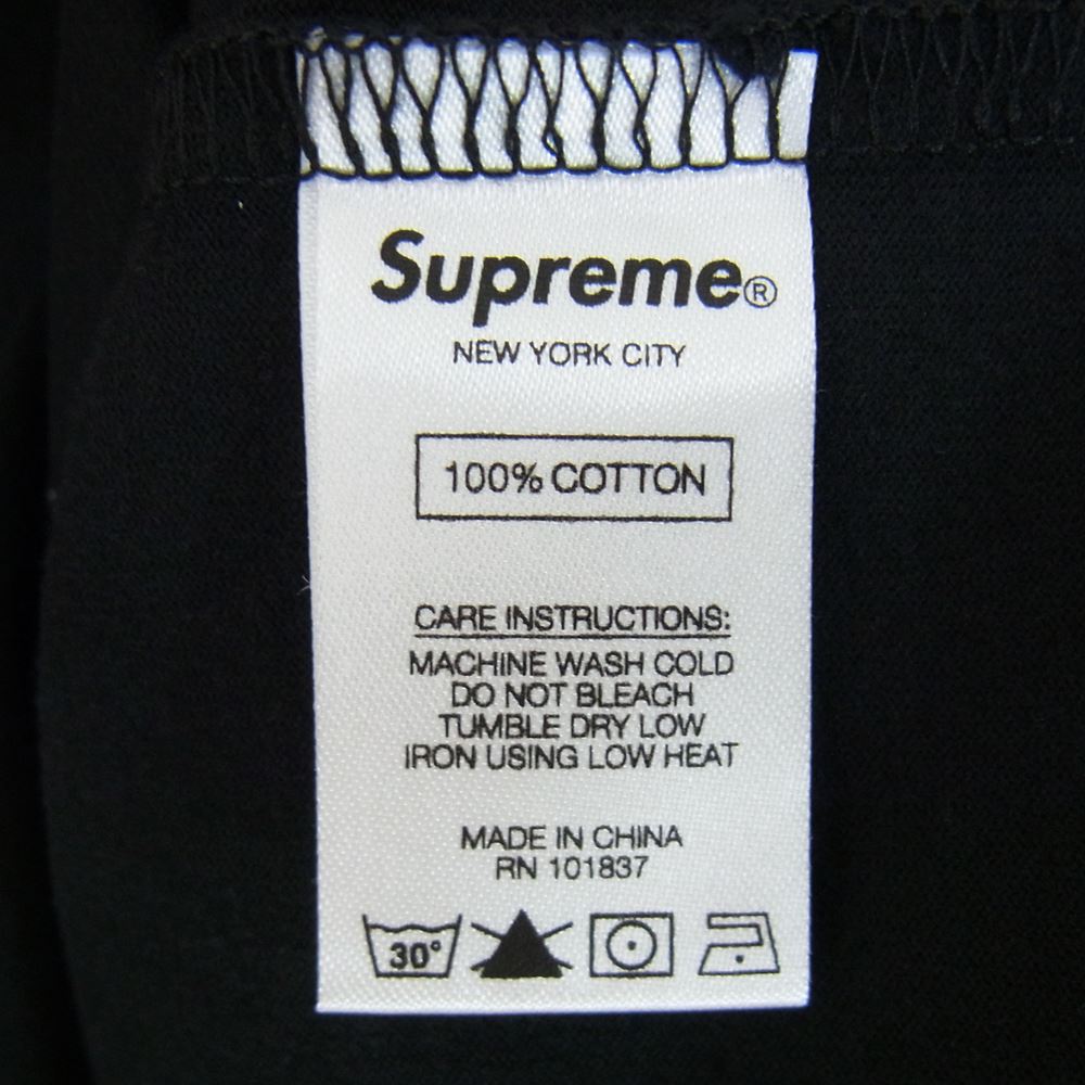 Supreme シュプリーム 18AW Paneled L/S Top パネルド 長袖 Tシャツ ブラック系 M【中古】