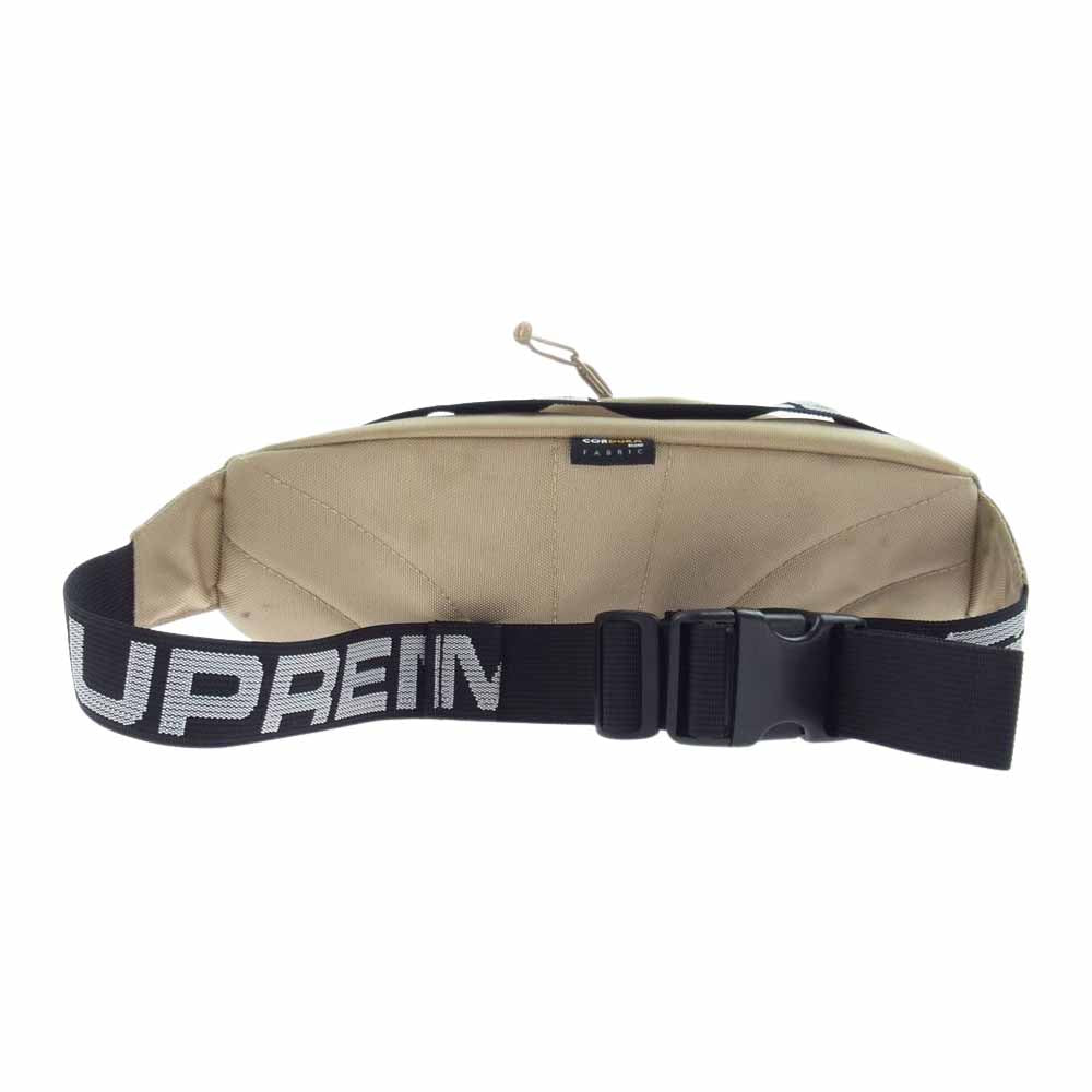 Supreme シュプリーム 18SS Waist Bag ボックス ロゴ ウエスト ショルダー バッグ ベージュ系【中古】