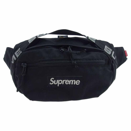 Supreme シュプリーム 18SS Waist Bag ボックス ロゴ ウエスト ショルダー バッグ ブラック ブラック系【中古】
