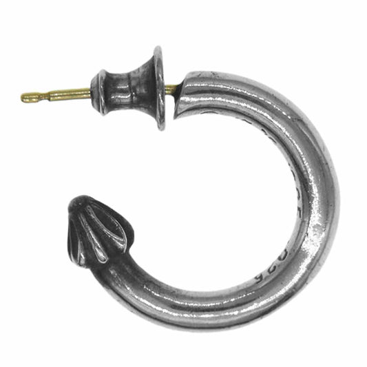 CHROME HEARTS クロムハーツ（原本無） HOOP PLAIN プレーン フープ シルバー ピアス シルバー系【中古】
