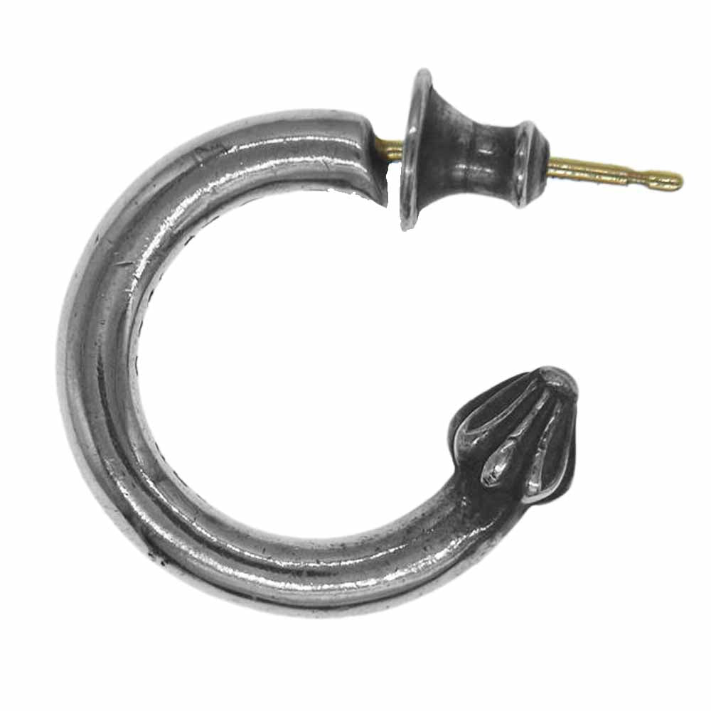 CHROME HEARTS クロムハーツ（原本無） HOOP PLAIN プレーン フープ シルバー ピアス シルバー系【中古】