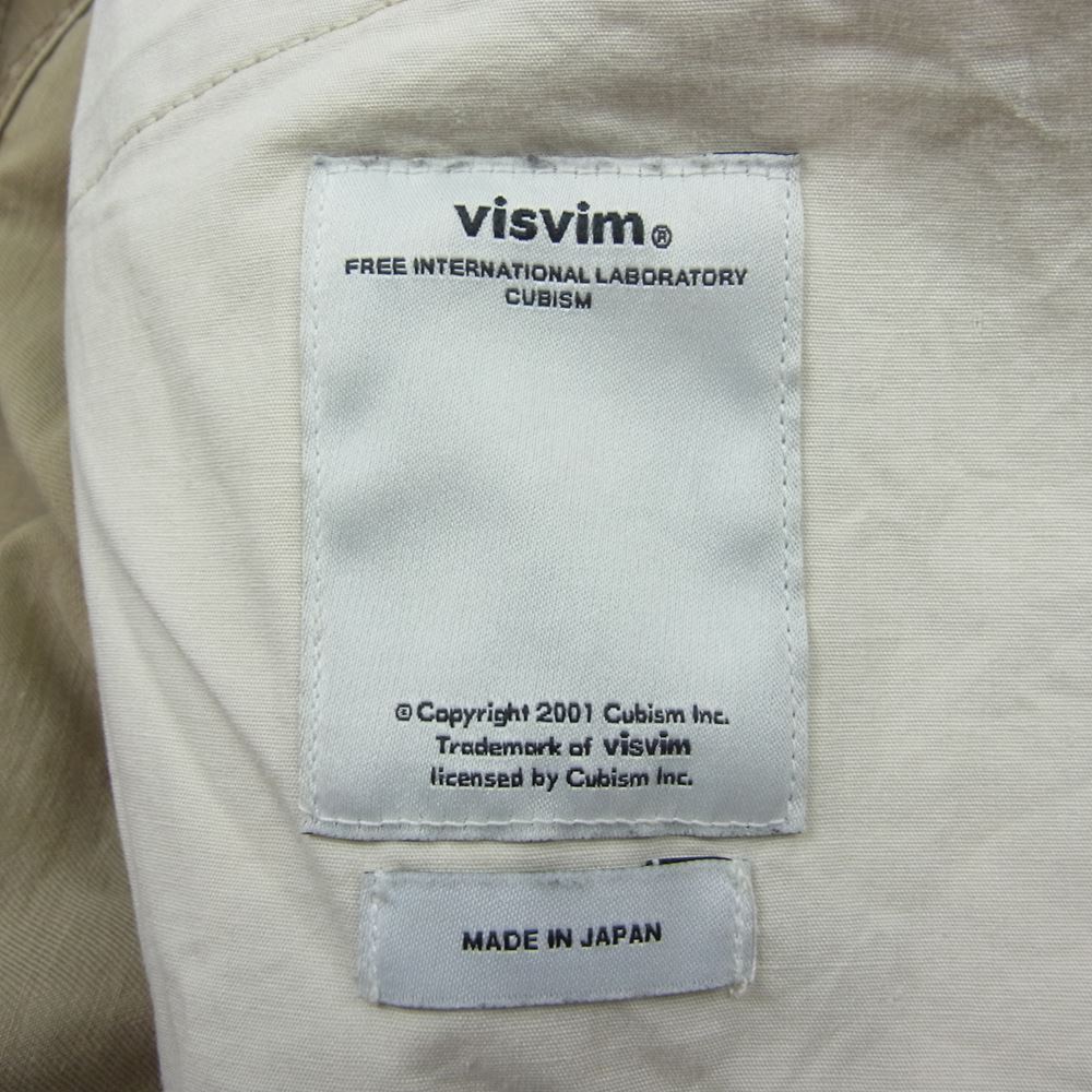 VISVIM ビズビム 0112105008017 FLUXUS CHINO チノ パンツ ベージュ系 2【中古】