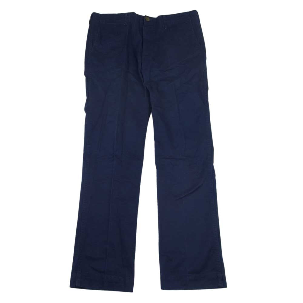 VISVIM ビズビム 0113105008013 SLIM CHINO スリム チノ パンツ ネイビー系 2【中古】