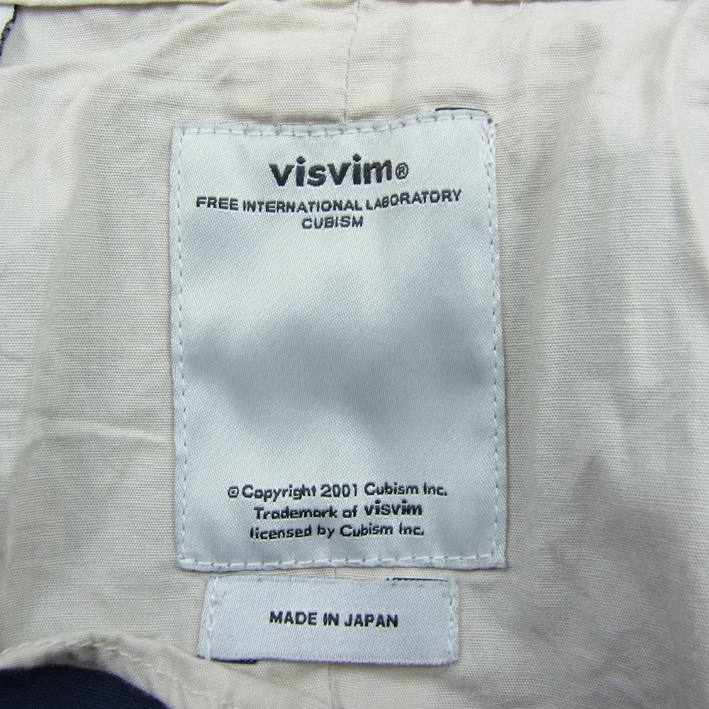 VISVIM ビズビム 0113105008013 SLIM CHINO スリム チノ パンツ ネイビー系 2【中古】