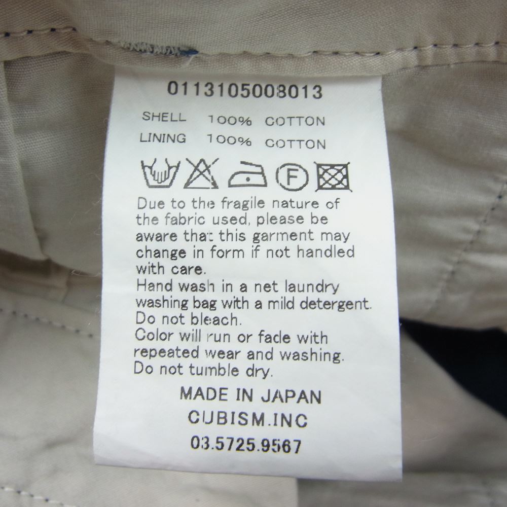 VISVIM ビズビム 0113105008013 SLIM CHINO スリム チノ パンツ ネイビー系 2【中古】