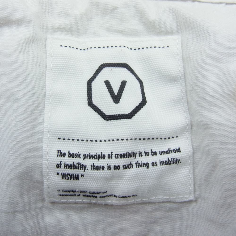 VISVIM ビズビム メタルボタン 切替  チノ パンツ ベージュ系 M【中古】