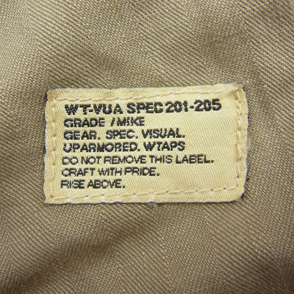 WTAPS ダブルタップス 092GWDT-PTM04 TROUSERS FATIGUE トラウザーズ パンツ 裾 ステンシル プリント ベージュ系【中古】