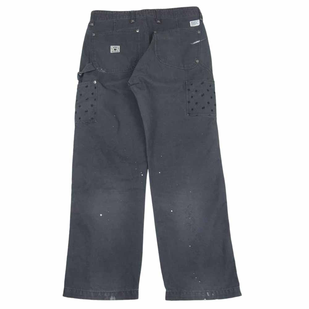 WTAPS ダブルタップス 09SS 091GWDT-PTM12 ペイント ぺインター ワーク パンツ デニム グレー系【中古】