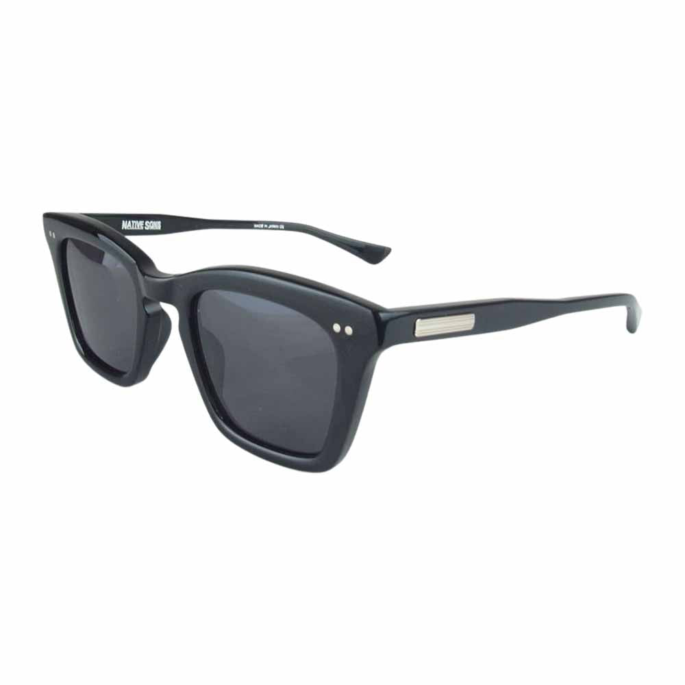 NEIGHBORHOOD ネイバーフッド 231LINSN-EW01 × NATIVE SONS ネイティヴサンズ CHASE サングラス 眼鏡 ブラック系 48.9□23.5・144【極上美品】【中古】