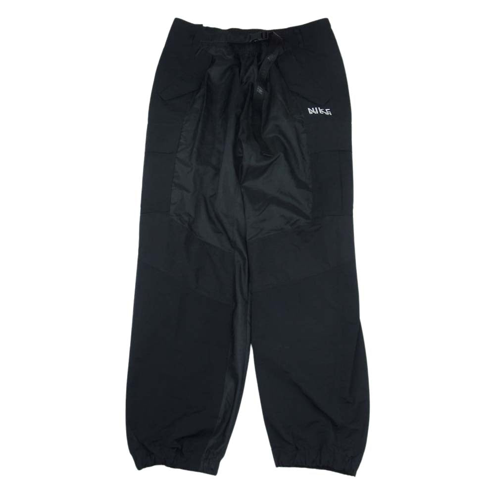Sacai サカイ DQ9061-010 × NIKE ナイキ AS U NRG Pant ロゴ プリント ナイロン カーゴ ロングパンツ ブラック系 L【中古】