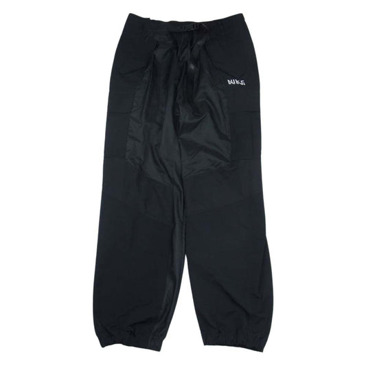 Sacai サカイ DQ9061-010 × NIKE ナイキ AS U NRG Pant ロゴ プリント ナイロン カーゴ ロングパンツ ブラック系 L【中古】