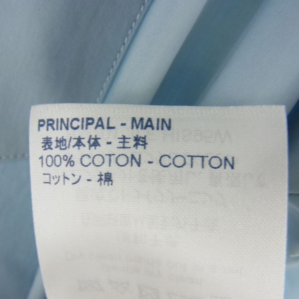 LOUIS VUITTON ルイ・ヴィトン 20SS RM201 JLF HID95W コットン シャツ ブラウス ライトブルー系 S【中古】