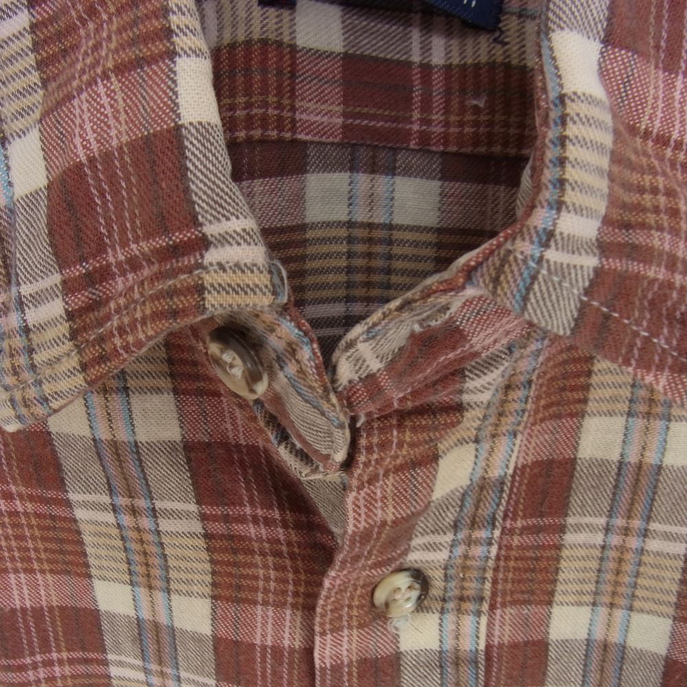 Levi's リーバイス ヴィンテージ 70s ネル チェック シャツ レッド系 M【中古】