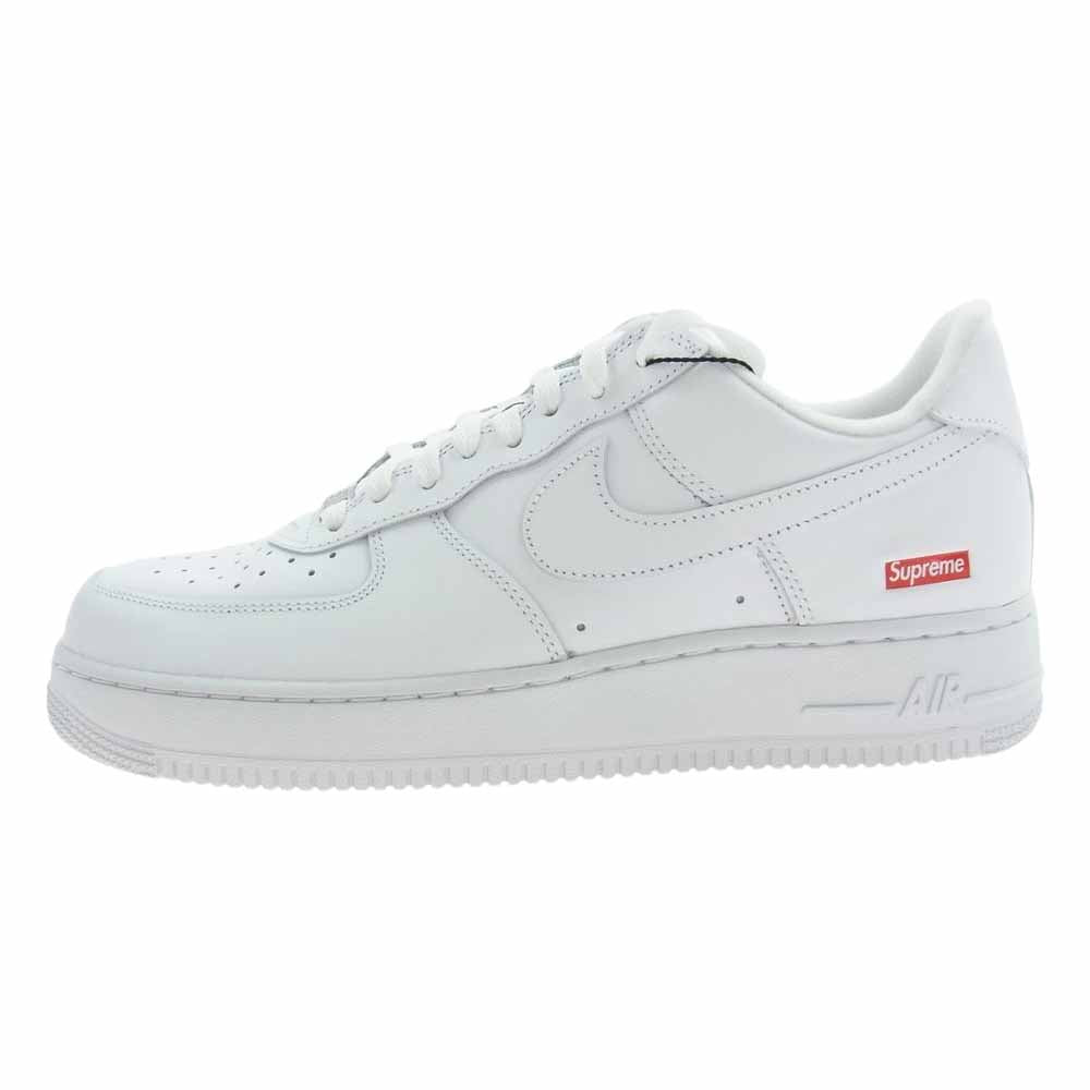 Supreme シュプリーム CU9225-100 Nike Air Force 1 Low White ナイキ エアフォース1 ロー カットスニーカー ホワイト ホワイト系 28.0cm【新古品】【未使用】【中古】