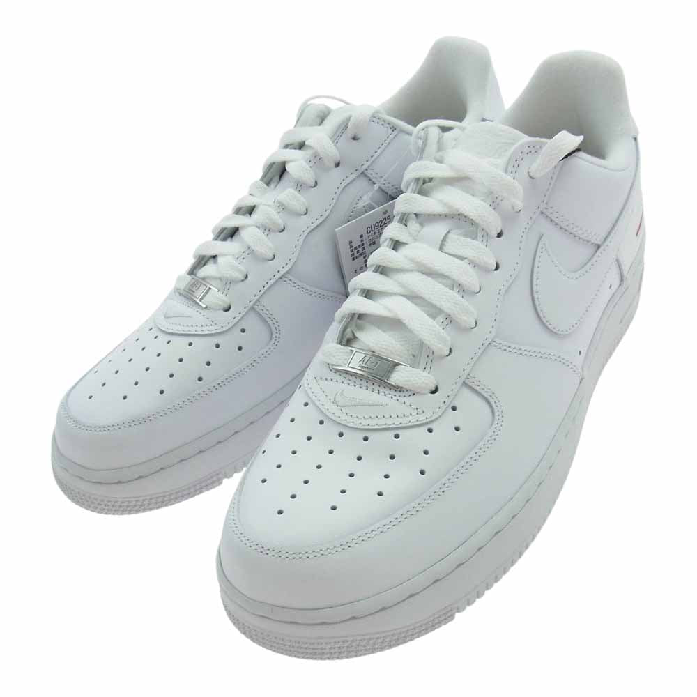 Supreme シュプリーム CU9225-100 Nike Air Force 1 Low White ナイキ エアフォース1 ロー カットスニーカー ホワイト ホワイト系 28.0cm【新古品】【未使用】【中古】