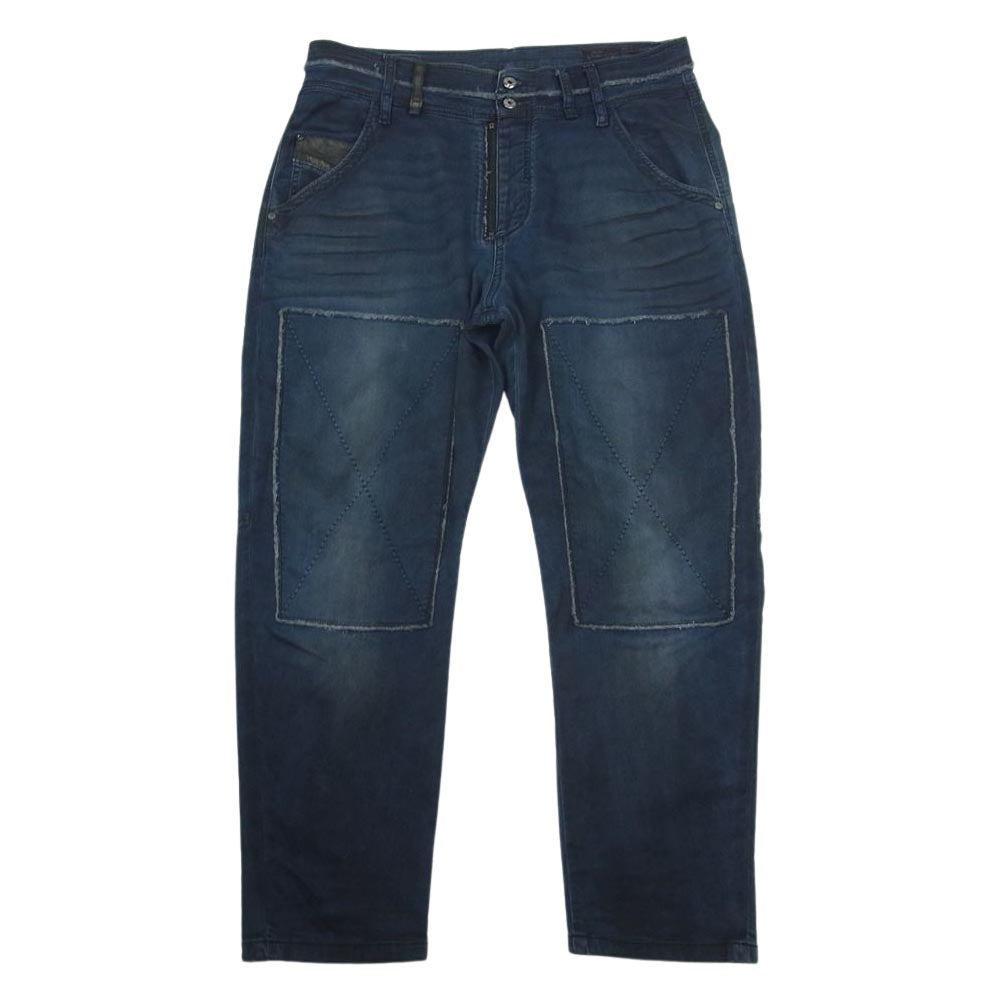 DIESEL ディーゼル NARROT ジョグ ジーンズ スキニー デニム パンツ インディゴブルー系【中古】