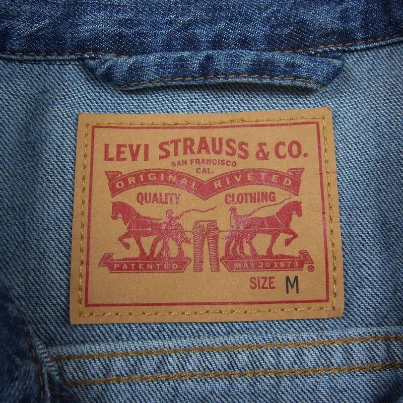 Levi's リーバイス 15750-0027 don't disturb ハート刺繍 デニム ジャケット  インディゴブルー系 M【中古】