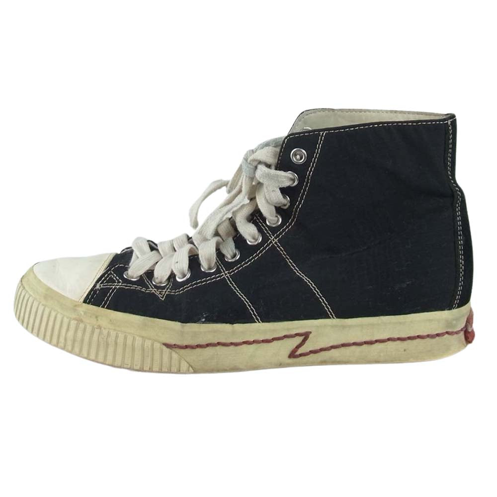 VISVIM ビズビム 17SS  0117102002006 KIEFER HI-FOLK  ハイ フォルク スニーカー ハイカット シューズ  ブラック系 8.5【中古】